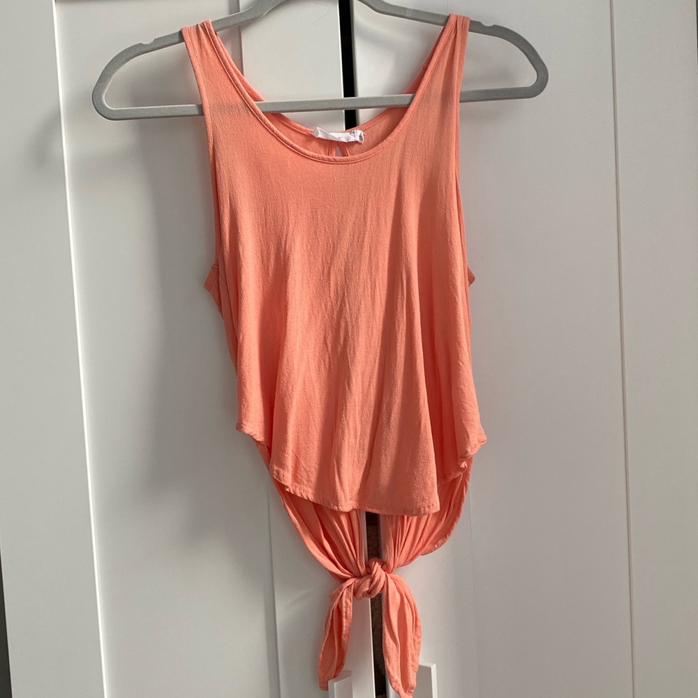 Nordstrom backless tank with tie